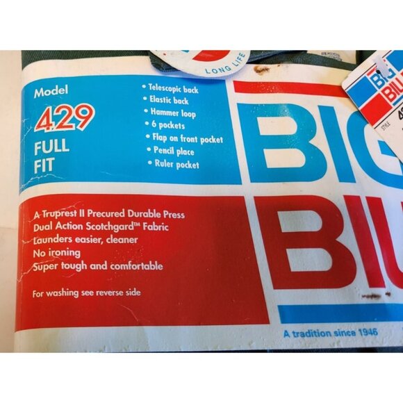 Vintage Big Bill Model 429 Size 42 Regular Coveralls Green Jumpsuit Mechanics - Picture 5 of 6